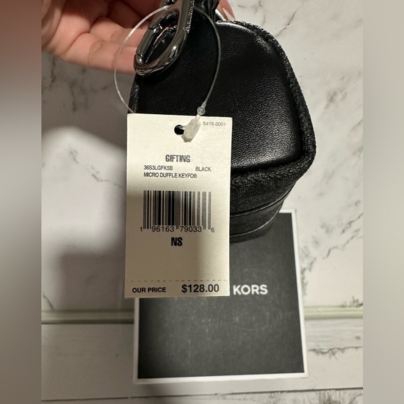 Michael Kors Mini Duffle Key Fob - Picture 4 of 4